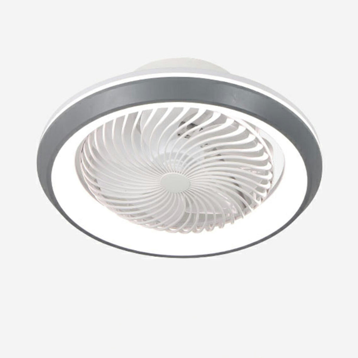 Modern Round Simple Ceiling Fan with LED Light Image - 4