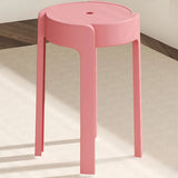 Modern Round Synthetic Bar Office Stool Multi-Color Image - 18