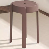 Modern Round Synthetic Bar Office Stool Multi-Color Image - 20