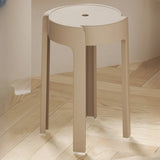 Modern Round Synthetic Bar Office Stool Multi-Color Image - 21