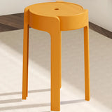 Modern Round Synthetic Bar Office Stool Multi-Color Image - 2