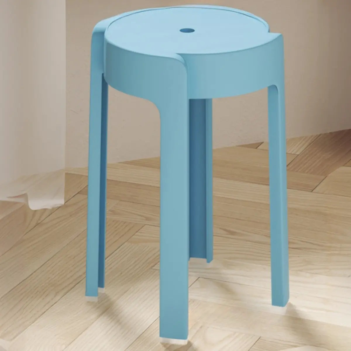 Modern Round Synthetic Bar Office Stool Multi-Color Image - 23