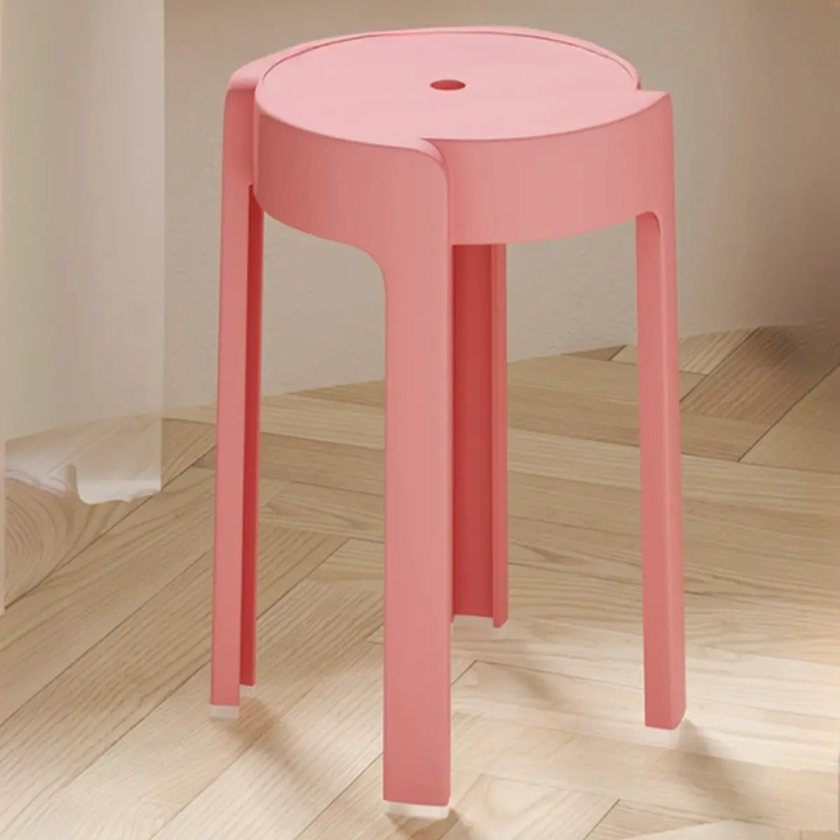 Modern Round Synthetic Bar Office Stool Multi-Color Image - 27