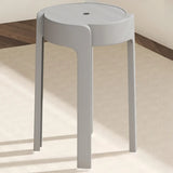 Modern Round Synthetic Bar Office Stool Multi-Color Image - 5