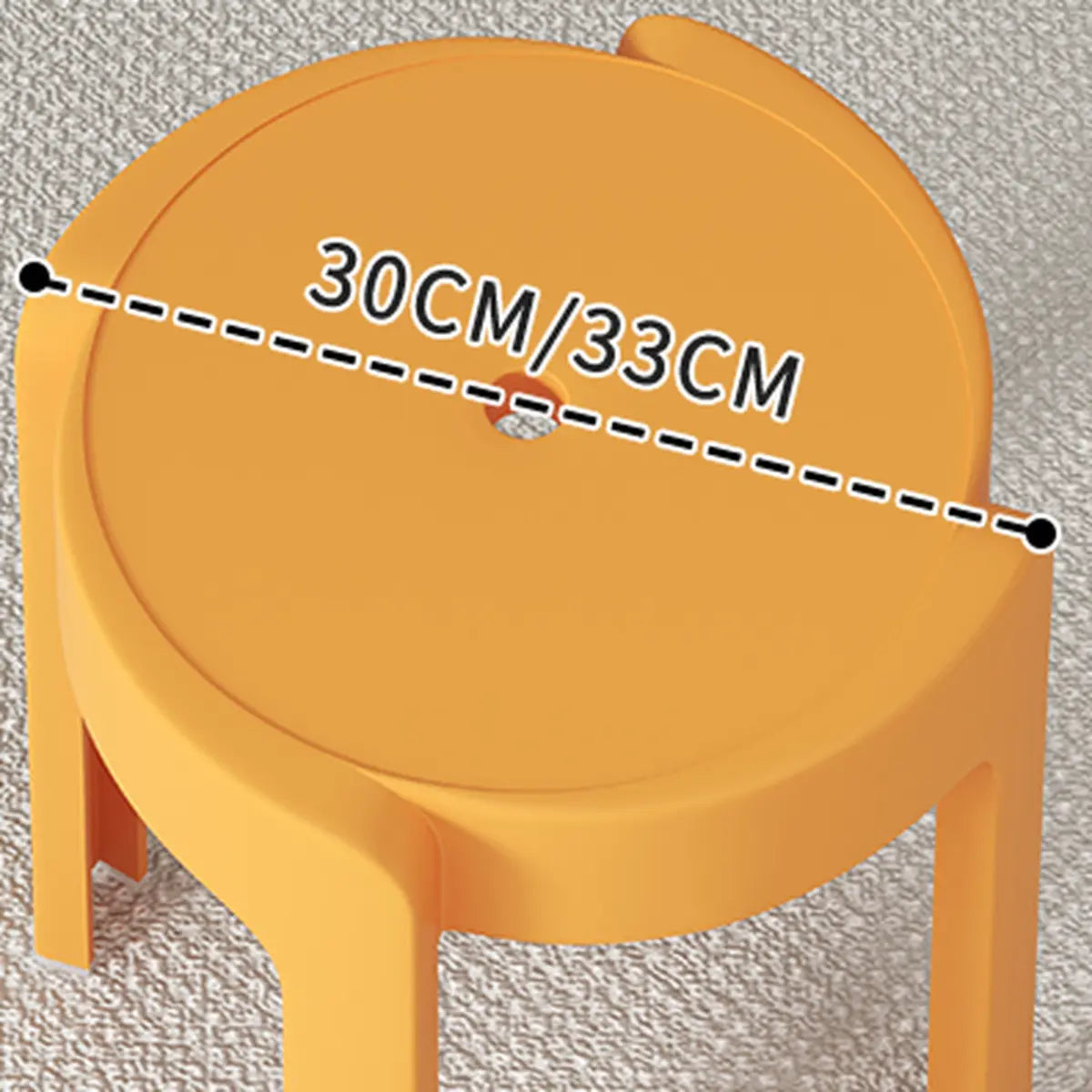 Modern Round Synthetic Bar Office Stool Multi-Color Image - 10