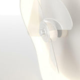 Modern Round White Flush Mount LED Ceiling Fan Light Image - 9