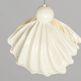 Modern Shell White Pendant Light Acrylic for Dining Room Image - 14