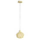 Modern Shell White Pendant Light Acrylic for Dining Room Image - 9