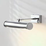 Modern Silver Cylinder Bathroom Vanity Mirror Light  Image - 6