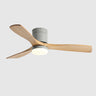 Modern Simple 3 Wood Blades Ceiling Fan with LED Light Image - 6