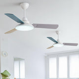 Modern Simple 3 Wood Blades Standard Ceiling Fan Light Image - 15