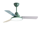 Modern Simple 3 Wood Blades Standard Ceiling Fan Light Image - 5