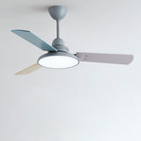 Modern Simple 3 Wood Blades Standard Ceiling Fan Light Image - 6