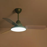 Modern Simple 3 Wood Blades Standard Ceiling Fan Light Image - 9