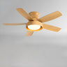 Modern Simple 5 Blade Dimming Remote Ceiling Fan Light Image - 11