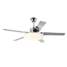 Modern Simple 5 Blade Metal Ceiling Fan with LED Light Image - 3