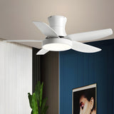 Modern Simple 5 Blade Windmill Ceiling Fan with Light Image - 8