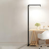 Modern Simple Black Rectangular LED Metal Floor Lamp Image - 2