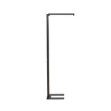 Modern Simple Black Rectangular LED Metal Floor Lamp Image - 7