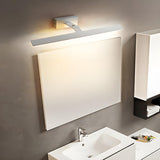 Modern Simple Black Strip LED Bathroom Vanity Light Image - 4