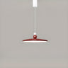 Modern Simple Ceramic Colorful Disc LED Pendant Light Image - 11