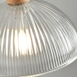 Modern Simple Dome Glass Dining Room Pendant Light Image - 10