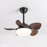 Modern Simple Flower 5 Blade Ceiling Fan with LED Light Image - 11