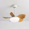 Modern Simple Flower 5 Blade Ceiling Fan with LED Light Image - 15