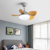 Modern Simple Flower 5 Blade Ceiling Fan with LED Light Image - 6