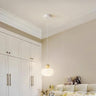 Modern Simple Globe White Pendant Light Bedroom Image - 2