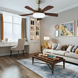 Modern Simple Industrial Ceiling Fan with LED Light Image - 1