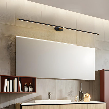 Modern Simple Linear LED Wall Mounted Vanity Light Image - 2