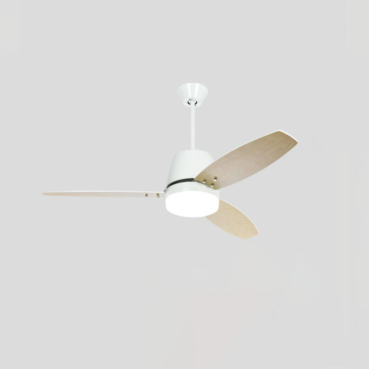 Modern Simple Living Room 3 Blade Ceiling Fan Light Image - 10