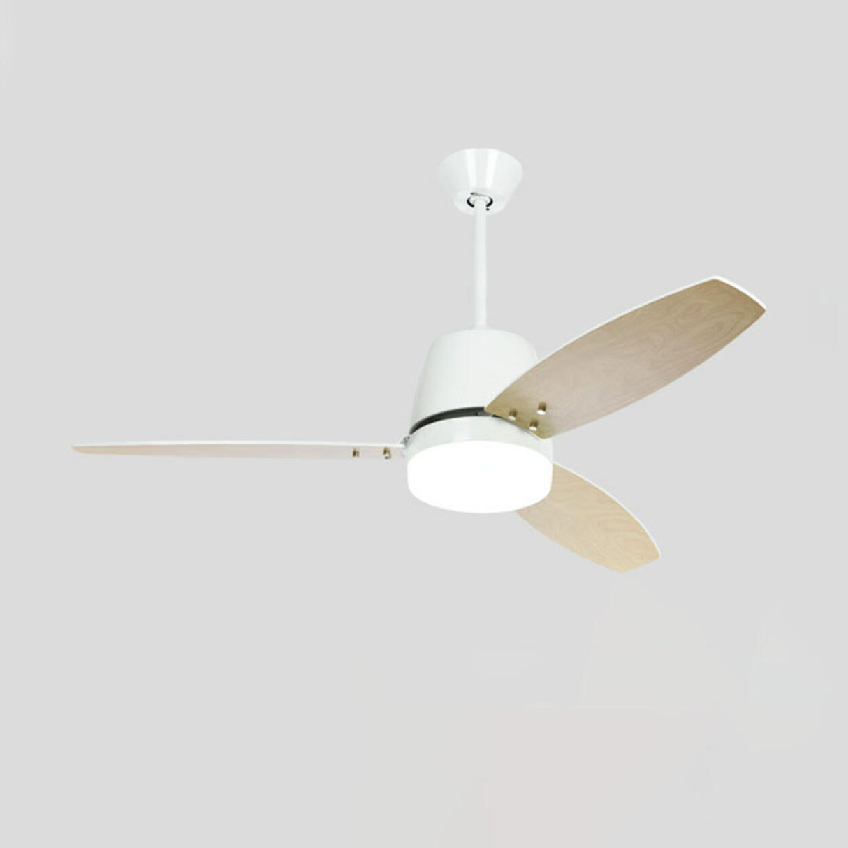 Modern Simple Living Room 3 Blade Ceiling Fan Light Image - 11