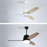 Modern Simple Living Room 3 Blade Ceiling Fan Light Image - 12