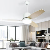 Modern Simple Living Room 3 Blade Ceiling Fan Light Image - 16