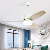 Modern Simple Living Room 3 Blade Ceiling Fan Light Image - 3