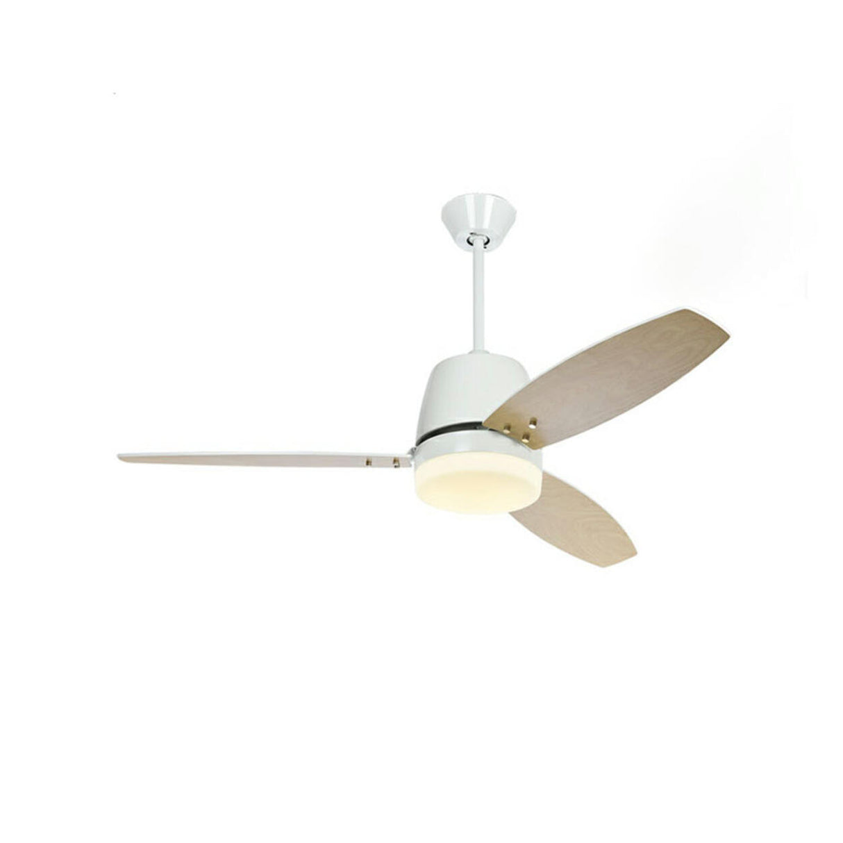 Modern Simple Living Room 3 Blade Ceiling Fan Light Image - 6