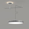  Modern Simple Metal LED Pendant Light Adjustable Height Image - 2