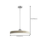  Modern Simple Metal LED Pendant Light Adjustable Height Image - 20