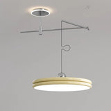  Modern Simple Metal LED Pendant Light Adjustable Height Image - 8