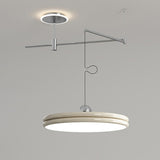  Modern Simple Metal LED Pendant Light Adjustable Height Image - 9