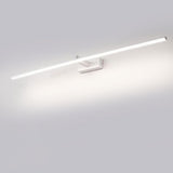 Modern Simple Metal Linear LED Bathroom Vanity Light Image - 3