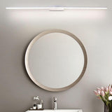 Modern Simple Metal Linear LED Bathroom Vanity Light Image - 4