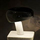 Modern Simple Mushroom Marble Base Bedroom Table Lamp Image - 8