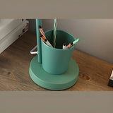 Modern Simple Pink Metal Table Lamp with Pen Holder Image - 14