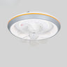 Modern Simple Round 7 Clear Blades Ceiling Fan Light Image - 13