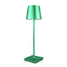 Modern Simple Square Base Barrel Shade Metal Table Lamp Image - 7