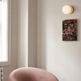 Modern Simple White Frosted Glass Globe Wall Sconce Image - 11