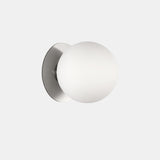 Modern Simple White Frosted Glass Globe Wall Sconce Image - 5